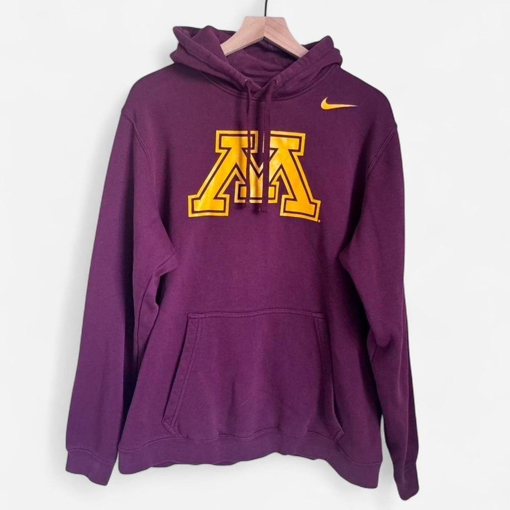 Nike Minnesota Golden Gophers Maroon Hoodie Sweatshirt Size XL